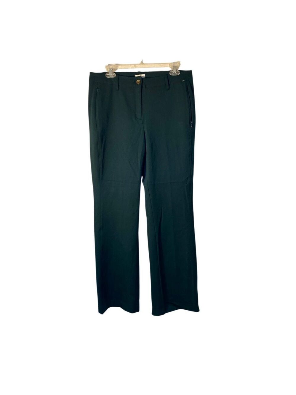 J Jill women’s hunter green Ponte knit stretch dress pants 10